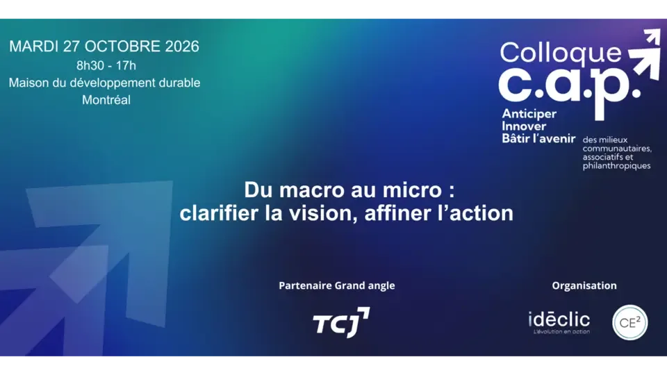 Visuel du Colloque C.A.P 2026, Du macro au micro