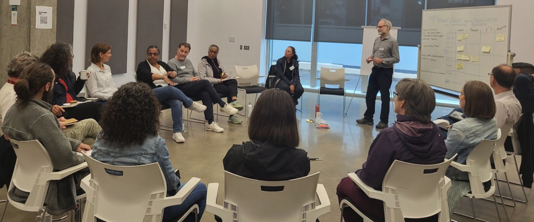 Groupe de participant·es du FOREM 3 à Montréal